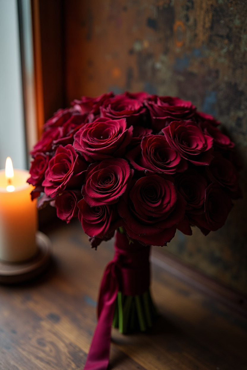 Jewel-Tone Evening Bouquet