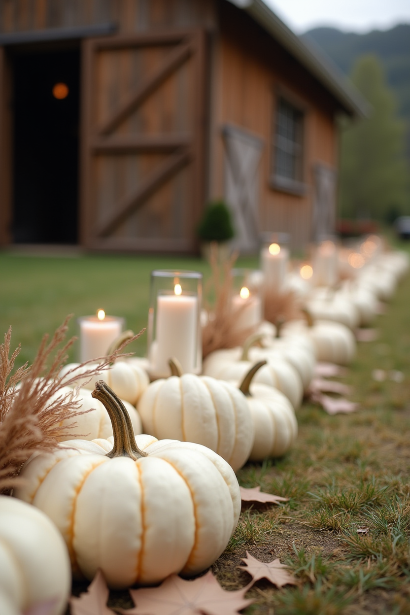 White Pumpkin Clusters