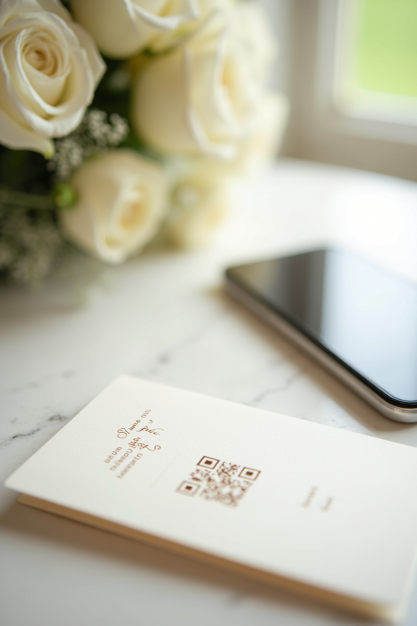QR Code RSVP Insert