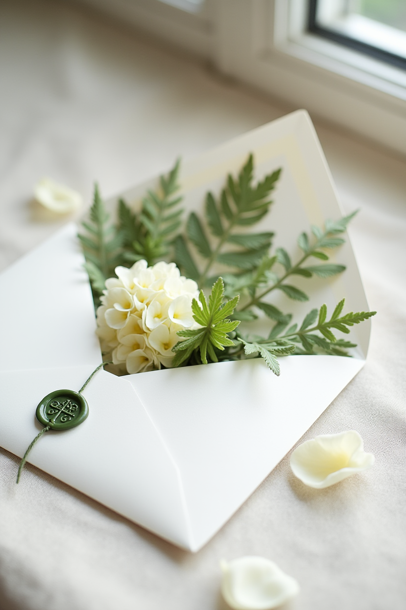 Pressed-Garden Keepsake Envelope