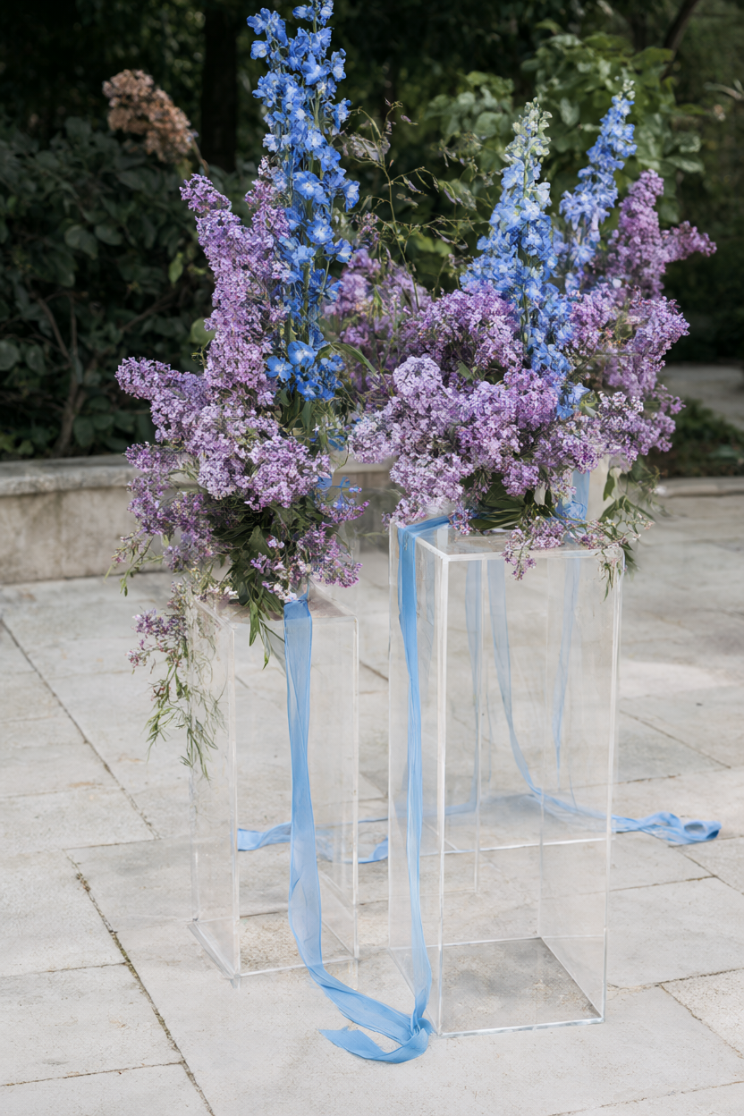 Can a Lilac and Ice-Blue Wedding Feel Modern? 6 Ideas Inside