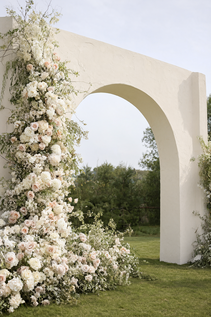 Framing the Vows: 6 Modern Wedding Ceremony Backdrop Ideas